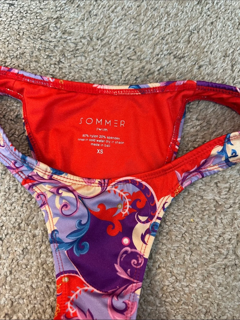 SOMMER swim bikini set in “Rococo” pattern - Picture 5 of 6